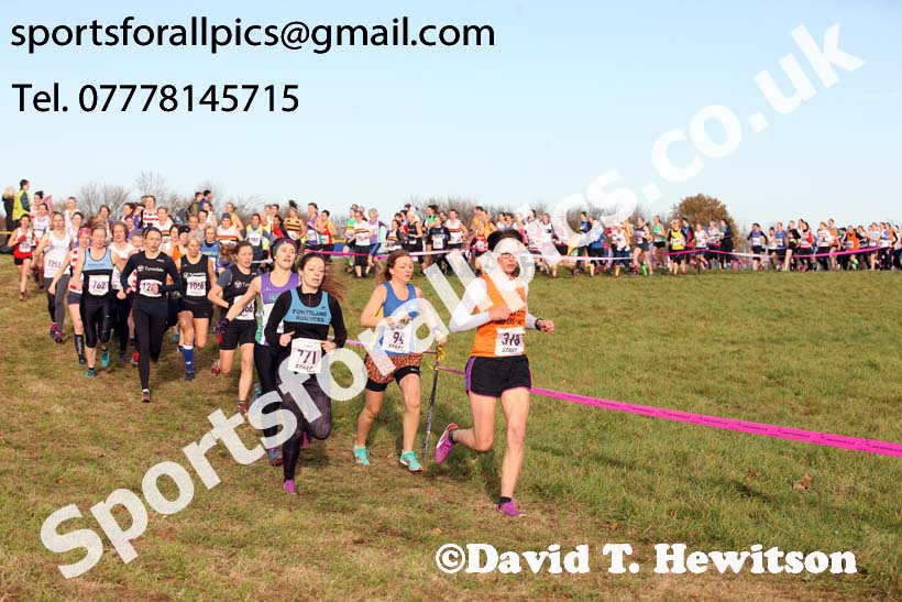 Senior womens 2017 Start Fitness North Eastern Harrier League, Aykley Heads, Durham. Photo:  David T. Hewitson/Sports for All Pics